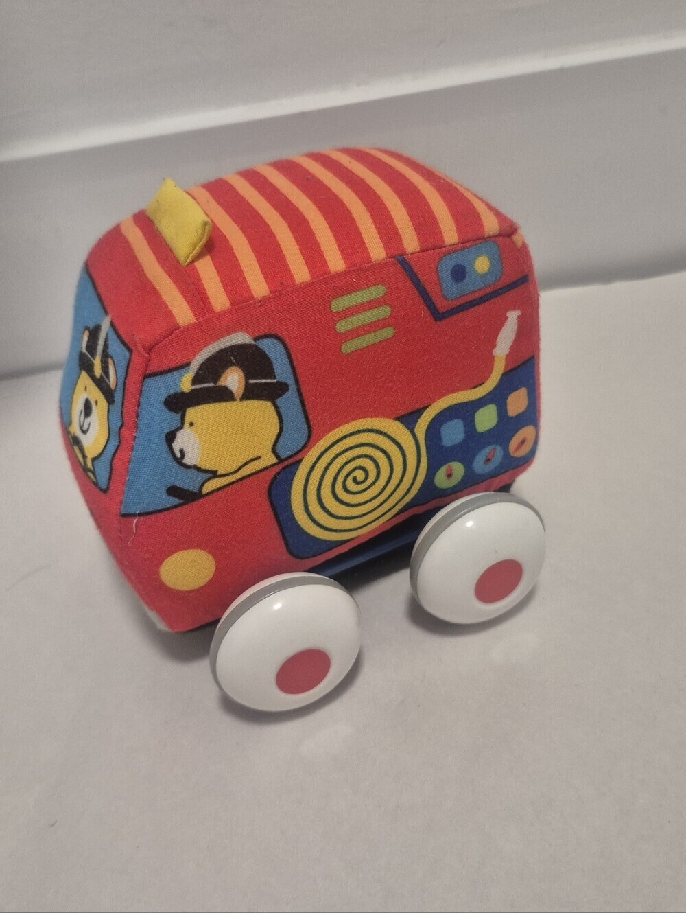 *5/$25* Melissa & Doug K's Kids Pull-Back Fire Truck soft toy